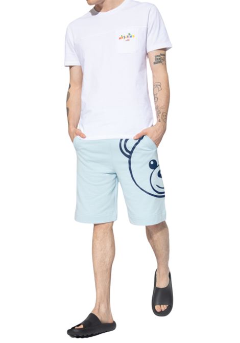 T-shirt con logo Moschino | A190723230001