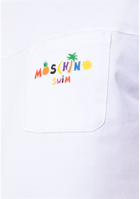 T-shirt con logo Moschino | A190723230001