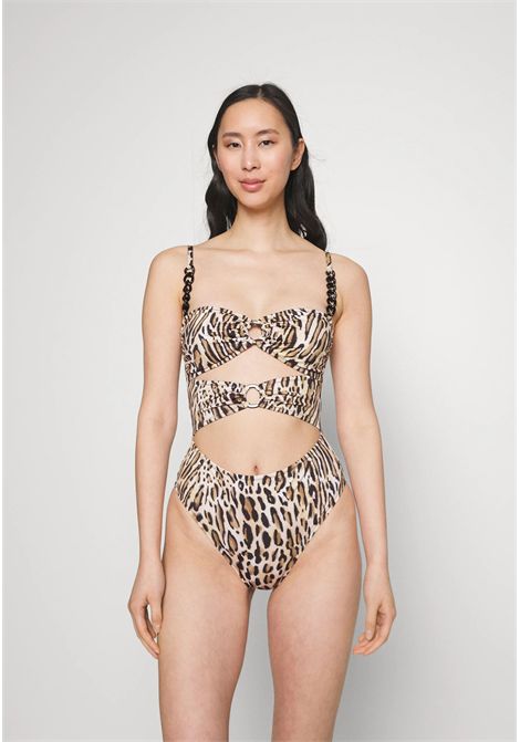 Costume intero Allover Leo Print Moschino | V2A492594091888