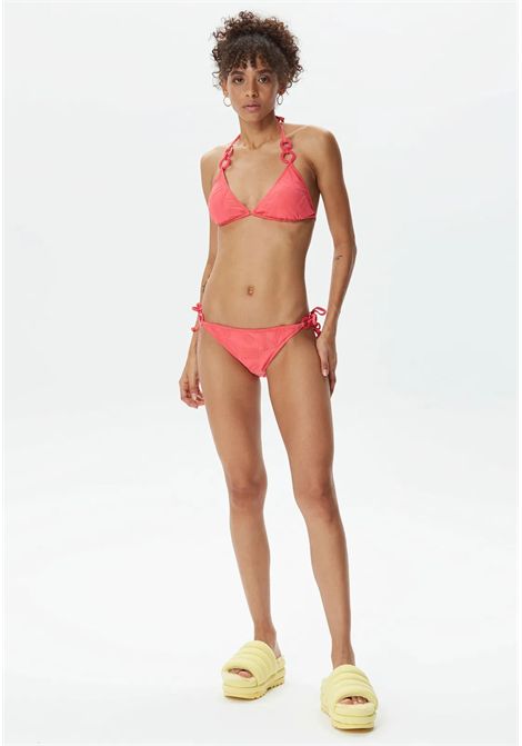 Slip bikini con logo goffrato Moschino | V2A590894050213