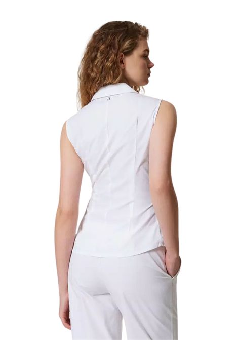 Camicia in popeline con nodo TWINSET | 251AX210100840