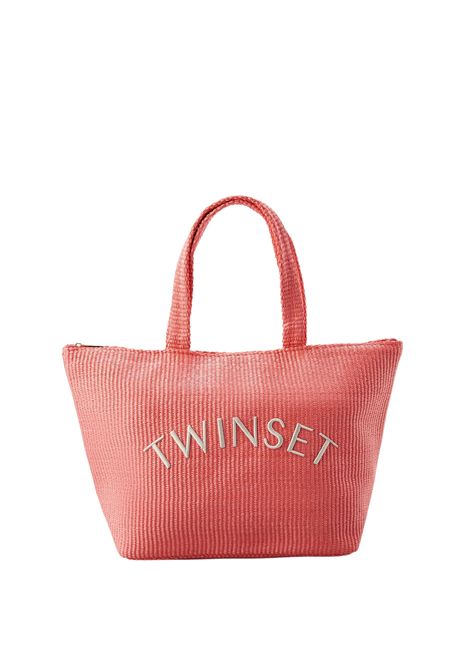 Borsa shopper con logo TWINSET | 251LM8AAA12360