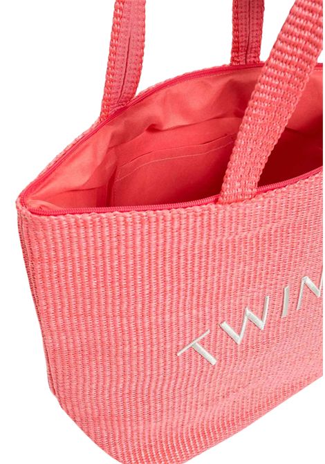 Borsa shopper con logo TWINSET | 251LM8AAA12360