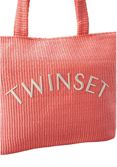 Borsa shopper con logo TWINSET | 251LM8AAA12360
