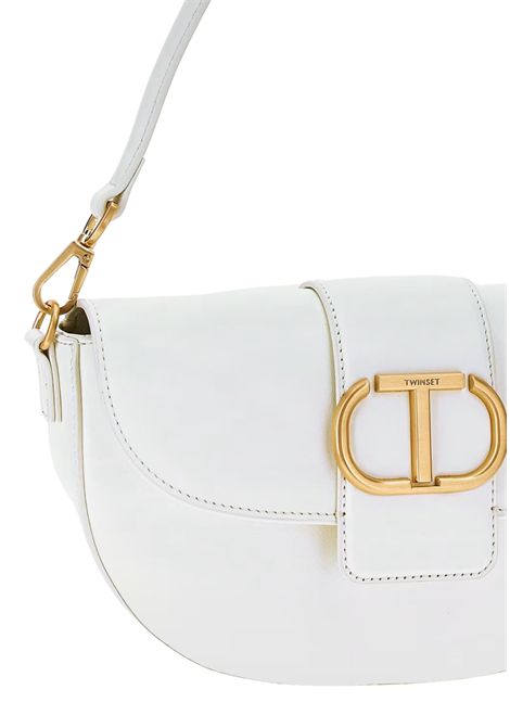 Borsa mezza luna a tracolla 'Amie' in pelle TWINSET | 251TB711000059