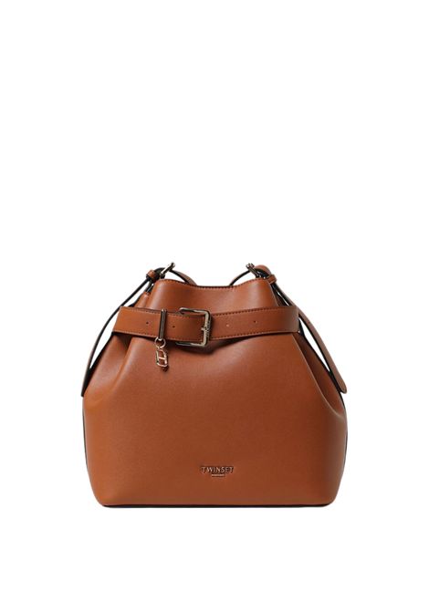 Borsa a secchiello effetto pelle TWINSET | 251TB729200057