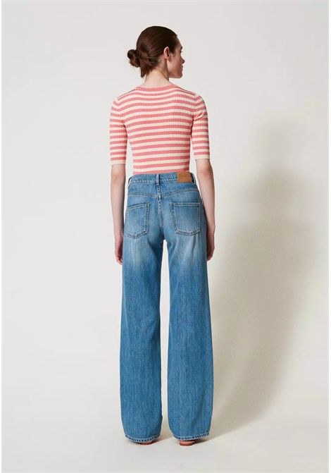 Jeans straight fit con cinque tasche TWINSET | 251TP257103498